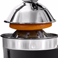 Heavy Duty Lever Citrus Press - Ergonomic Handle(s) - Black - Stainless Steel - Aluminium