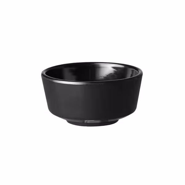 (6 adet) Tatlı / Salata Kasesi - Melamin - FLOAT - 0,15L - yuvarlak - Ø90mm - Siyah