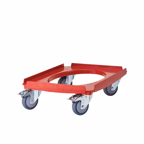 CAMBRO | CAMDOLLY® - GN 1/1 - EPP Boxen عربة نقل - حمراء - مناسبة لجميع صناديق