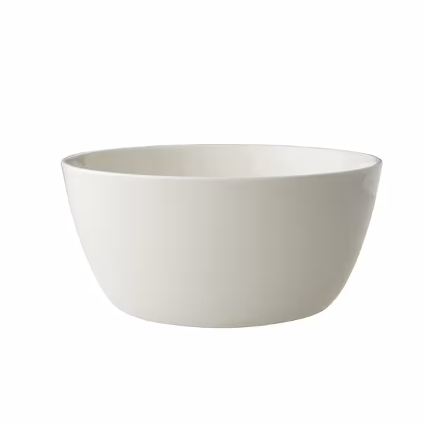 (6 adet) Tatlı / Salata Kasesi - Porselen - Lux - 2L - yuvarlak - Ø210mm - Derinlik:100mm - Elfenbeinweiß