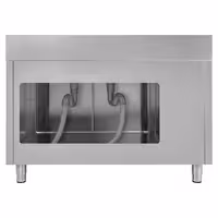 ECO ormarić za sudoper – 1400 x 600 mm – s 3 ladice i 2 sudopera na desnoj strani