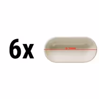 (6 pcs) Bowl - TEOS - Porcelain - Cream