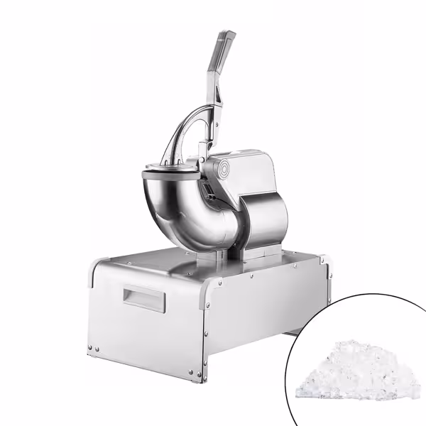 Buz Kırma Makinesi - 300kg/saat - 350W - Paslanmaz çelik