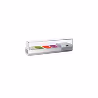 Countertop Prep Well / Refrigerated Topping Unit PREMIUM PLUS - 1328x413mm - 4x GN 1/3