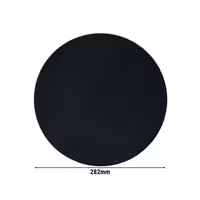 (6 adet) SELTMANN WEIDEN | Coupe tabak - düz - Ø 280 mm - Siyah