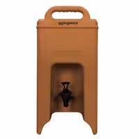 Commercial Insulated Beverage Dispenser - Hot & Cold - 18L - Terracotta - with Tap
