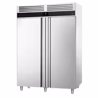 Szafa chłodnicza PREMIUM – stal nierdzewna – GN 2/1 – 1400 L – z 2 drzwiami – z izolacją 60 mm