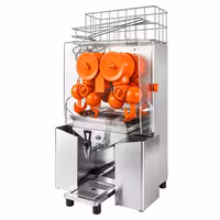 Commercial Electric Orange Juicer – with manual fruit feed and drain tap