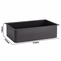VALO | GN 1/1 İç Hazne - Yükseklik: 140mm - 14002 ile uyumlu
