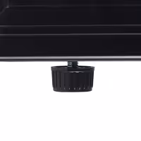 GASTRO-COOL | Barski hladnjak - 360 mm - 88 litara - Sa 1 staklenim krilnim vratima - Crna boja