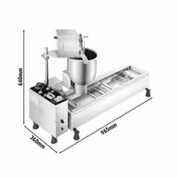 Automatski stroj za krafne / lokme - 13 L - 3,0 kW - stolna - Veličine krafni: 40–50 mm; 60–70 mm; 80–90 mm