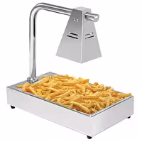 Toplinski most za grijanje hrane – infracrveni – s grijaćom svjetiljkom – 400x285 mm – 290 W – za GN 1/2