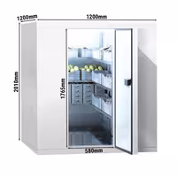 Cameră frigorifică de congelare - 1200x1200 mm - 1,60 m³