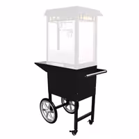 Popcorn Machine Cart - Black