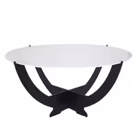 Buffet Stand - Octopus - Powder-coated stainless steel - Black - round - Ø381mm