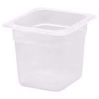 (6 szt.) CAMBRO | Pojemnik GN 1/6 – polipropylen – wysokość: 150 mm – mleczny