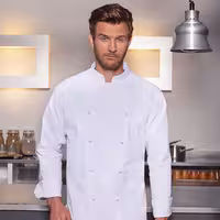 (6 peças) Jaqueta Karlowsky Chef Basic - Branco - Tamanho: XL