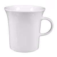 (6 adet) SELTMANN WEIDEN | Sütlü Kahve Fincanı Kadeh - 0,37 Litre - Beyaz/Sade