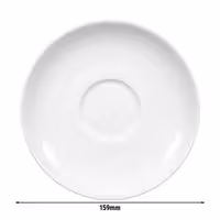 (6 Kusů) SELTMANN WEIDEN | Podšálek - Ø 159 mm - bílá/uni