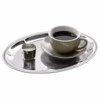 (6 قطع) صينية تقديم - KAFFEEHAUS - ستانلس ستيل - 310x230mm - الارتفاع: 15 mm