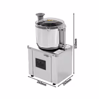 Ipari kutter - 8,0 liter - 370 W - 230 V - 1400 1/perc