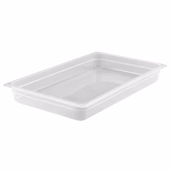 (6 szt.) CAMBRO | Pojemnik GN 1/1 – polipropylen – wysokość: 100 mm – mleczny