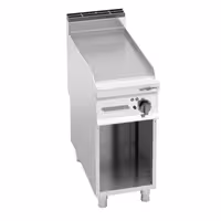 Elektromos rostlap - 5,7 kW - Sima - Sütőfelület: 396x667 mm - álló - nyitott tárolóval