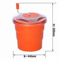 Salatschleuder - Kunststoff (PP/PC) - 20 Liter - Rot