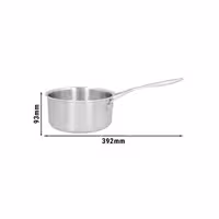 DEMEYERE | Industry 5 Saucepan with Handle – Ø180 mm, Without Lid – 18/10 Stainless Steel – Induction Ready