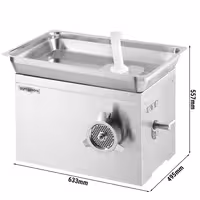 Električni stroj za mljevenje mesa – glava 32 - 650 kg/h - 2,20 kW - 230 V (monofazni) - ploča 4,5 mm