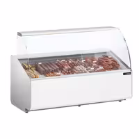 Serve Over Counter - 1881mm - front panel white - capacity 387 litres