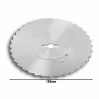 Serrated Round Blade - Ø100mm - for Kebab Slicer KS100E & KS100C