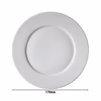 (12 adet) PERA - Çorba Kasesi Tabağı - 170x170mm - Beyaz