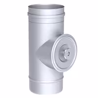 Ravna cijev za čišćenje - od nehrđajućeg čelika - Duljina: 406 mm - Ø 250 mm