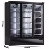 Commercial Beverage Display Fridge – 1300 litres – with 3 glass doors