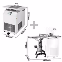 Commercial Countertop Chocolate Tempering Machine - 30kg - 2,7kW - with Dispensing Spout - incl. Vibrating Table - incl. Work Shelf - Enrobing Area