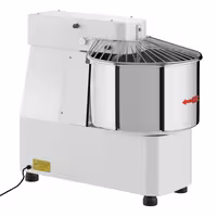 Commercial Spiral Dough Mixer - 42L / 38kg - Fixed Head & Bowl - with Timer - 400V 3‑Phase - For Bread Dough