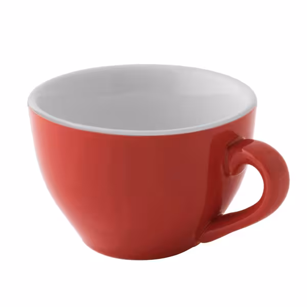 (6 kom) Colors - Šalica za cappuccino - 180 ml - Crvena