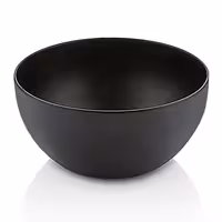 (6 pcs) Dessert Bowl - Stainless Steel - round - Ø 85mm - Depth: 40mm - Black