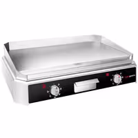 Commercial Electric Griddle - 5.0kW - Smooth Plate - Cooking area: 740x296 mm
