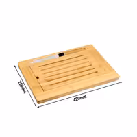 (5 st.) Brödskärbräda med kniv – 420x280x20 mm