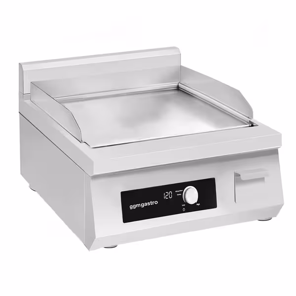 Indukciós rostlap - 5 kW - Sima - Sütőfelület: 360x240 mm - asztali