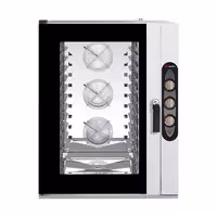 Commercial Electric Bakery Combi Oven - Manual Controls - 10x EN 600x400 - incl. Mounting brackets for 10x EN 600x400 trays