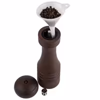 (6 ks) Mlýnek na pepř - ETERNAL - Dřevo - Výška: 155 mm - Hnědá