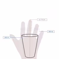 (1000 pcs) Reusable Lid - Transparent - fits 200ml Deli Cup