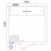 طقم أرفف للخزانة (ألمنيوم) - 1786x460mm - عمق: 460 mm - 4 رفوف - الحمولة: 600 kg