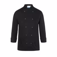 KARLOWSKY | Casaco de cozinha Basic - Preto - Tamanho: 5XL