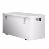 Profesionalni separator masti - 20 l - s taložnikom 10 l - do 50 obroka/dan - samostojeći - inox - sukladno EN 1825