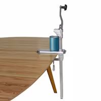 Manual Bench Can Opener - Shaft Length: 480mm - Stainless Steel - Max Can Height: 40cm