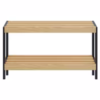 Espositore per pane BELFAST - 900 mm - 2 ripiani - compatibile con la serie BRIN